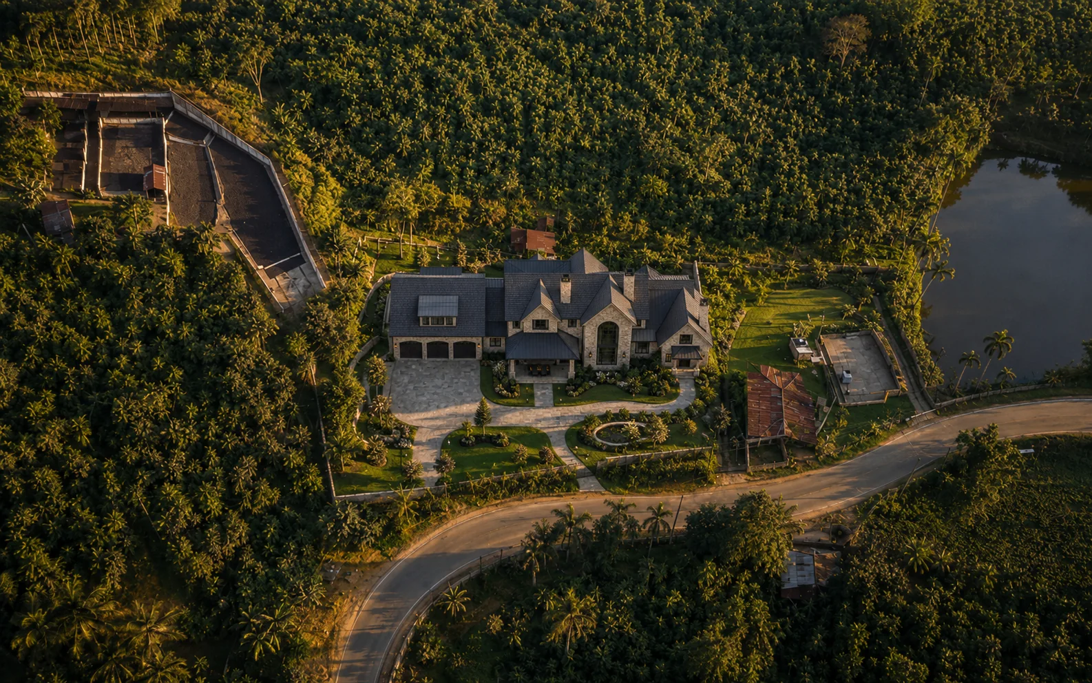 Stage 3 — house footprint enters the plot
